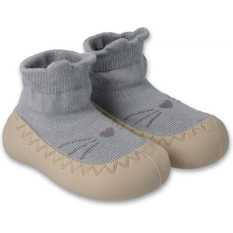 Sosete primii pasi cu talpa antiderapanta bebelusi-primii pasi