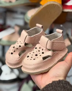 Sandalute primii pasi,piele naturala, model barefoot