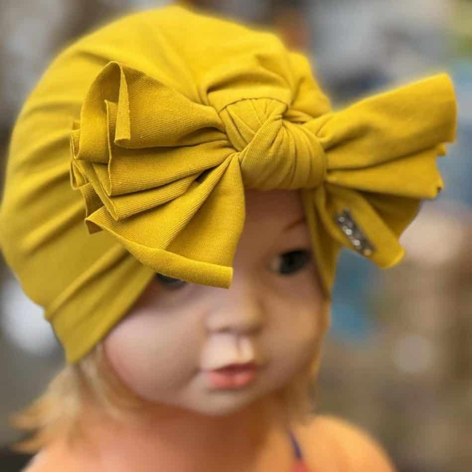 Turban  bebelusi bumbac elastic (40cm-44cm)