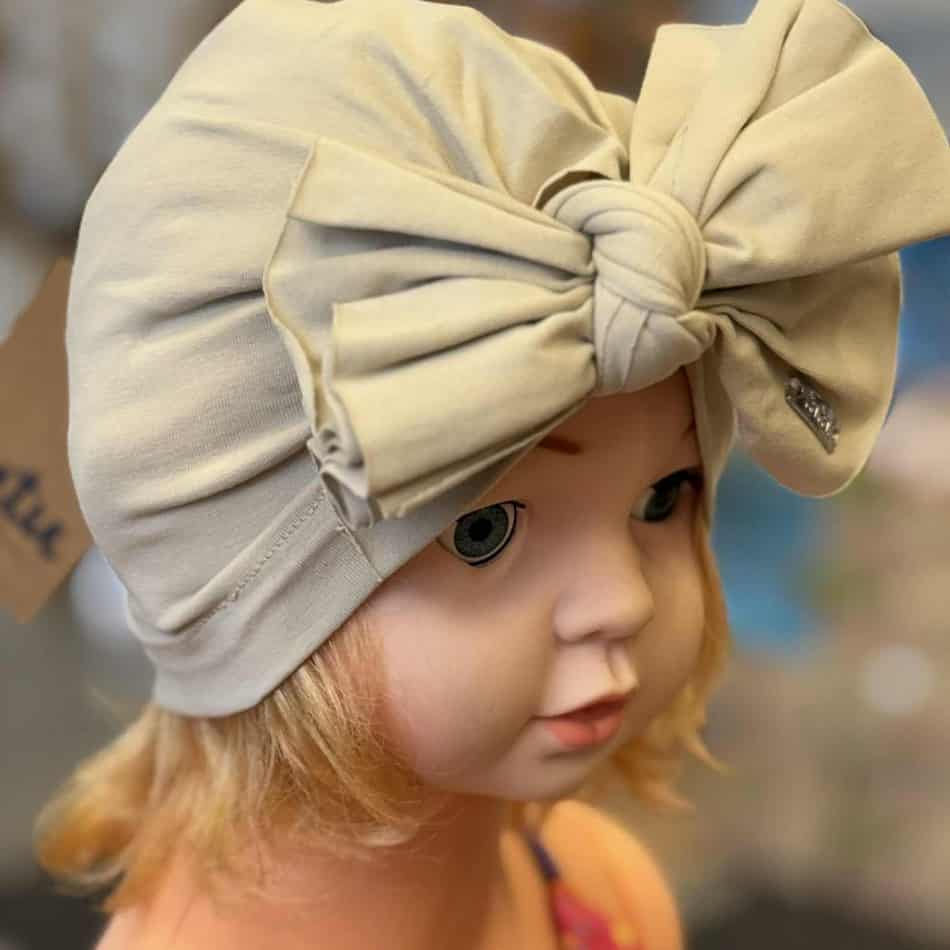 Turban  bebelusi bumbac elastic (40cm-44cm)