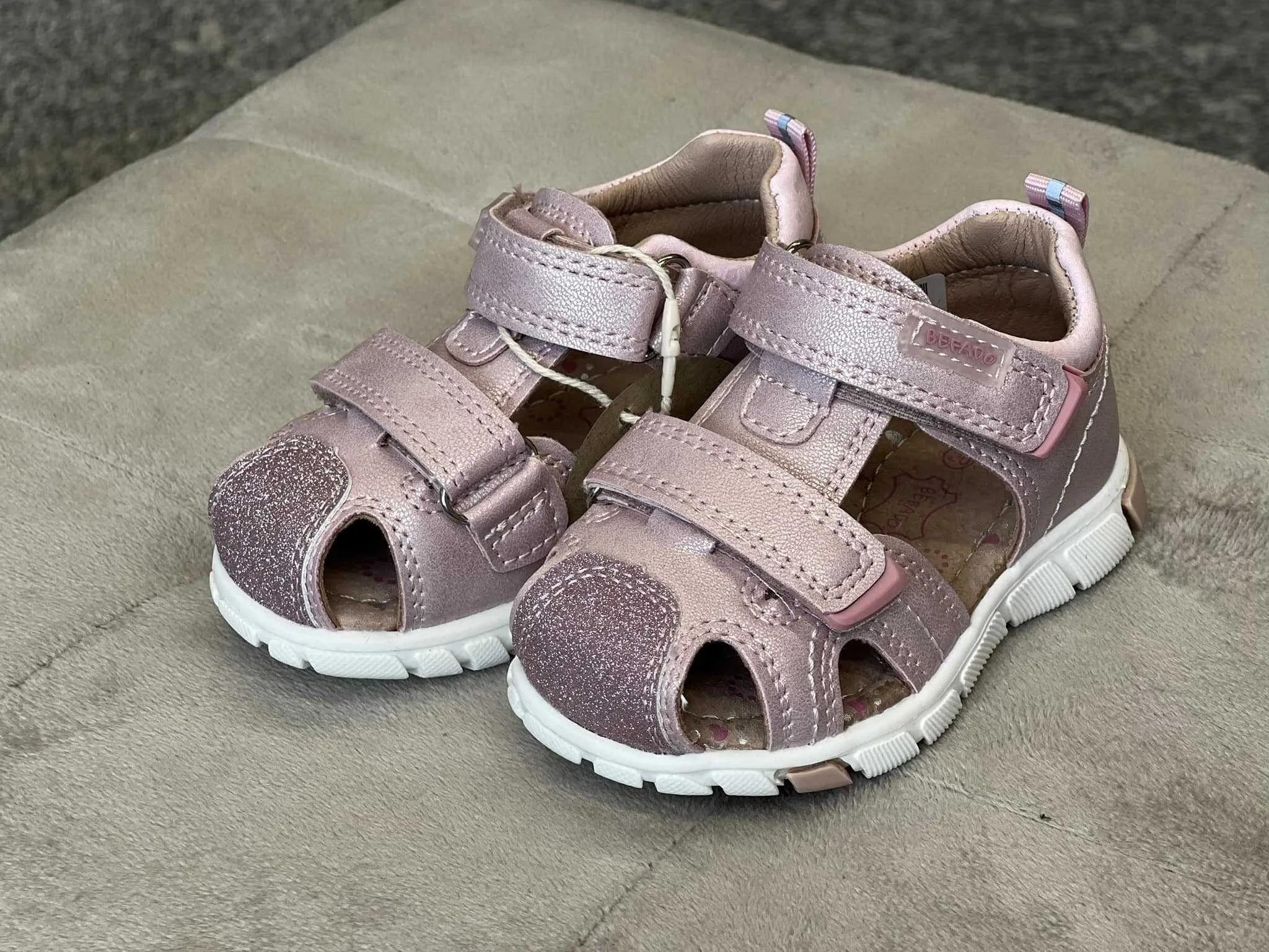 Sandale fetite cu captuseala din piele naturala - imagine 4