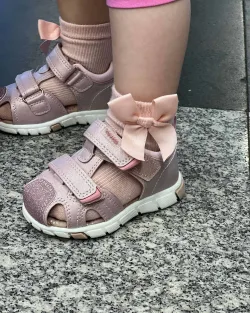 Sandale fetite cu captuseala din piele naturala