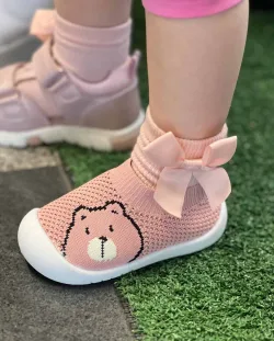 Sosete flexibile cu talpă anti-alunecare,marimi primii pasi