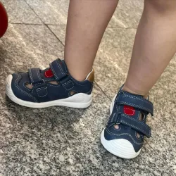 Sandale baieti,captuseala piele naturala