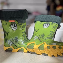 Cizmulite de ploaie copii si bebelusi,talpa moale si flexibila Sosetica detasabila si lavabila Brand : DEMAR MADE IN POLONIA