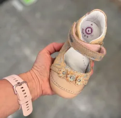 Balerini baby primii pasi, piele naturala DDSTEP