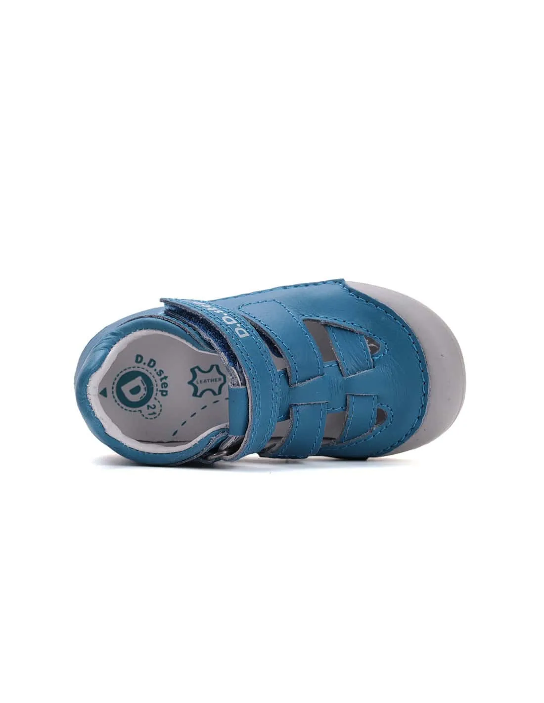 Sandale baieti DDSTEP model barefoot,PIELE NATURALA - imagine 2