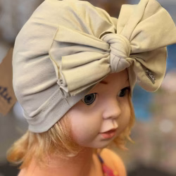 Turban  bebelusi bumbac elastic (40cm-44cm)