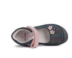 Balerini din piele din colecția „înapoi la școală” de la DD Step, model barefoot