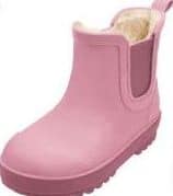 Cizmulite ploaie bebelusi imblanite WATERPROOF roz
