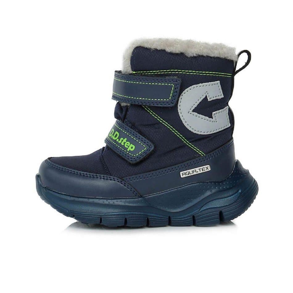 Ghete îmblănite si impermeabile din piele DD Step