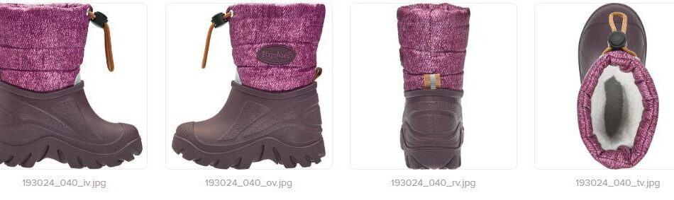 Cizme de zapada imblanite,foarte flexibile si usoare,waterproof,mov