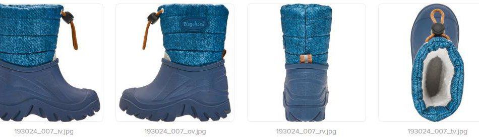 Cizme de zapada imblanite,foarte flexibile si usoare,waterproof,albastru inchis