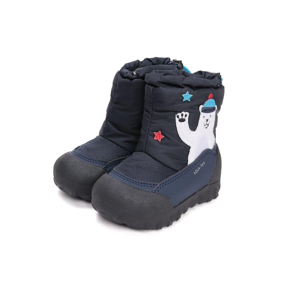 Cizme de iarnă impermeabile pentru bebelusi WATERPROOF - model lat